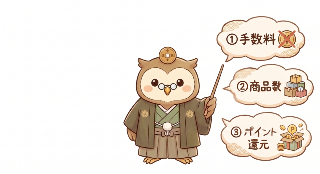 NISA口座選びの3つのポイント｜銭先生まとめ