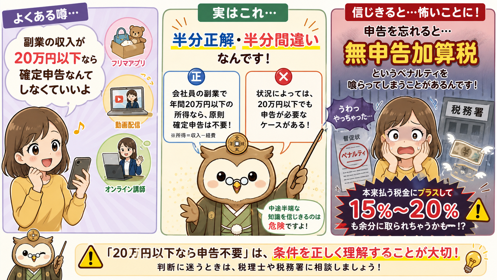 副業、確定申告